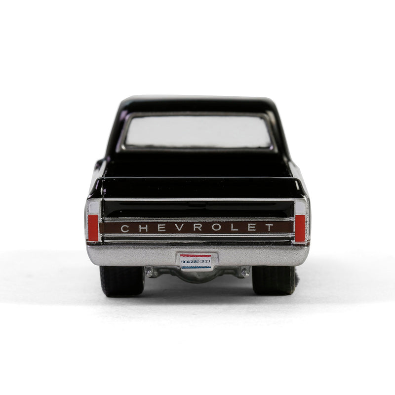 1/64 1972 Chevy Cheyenne C10 Short Bed, Black, Hobby Exclusive