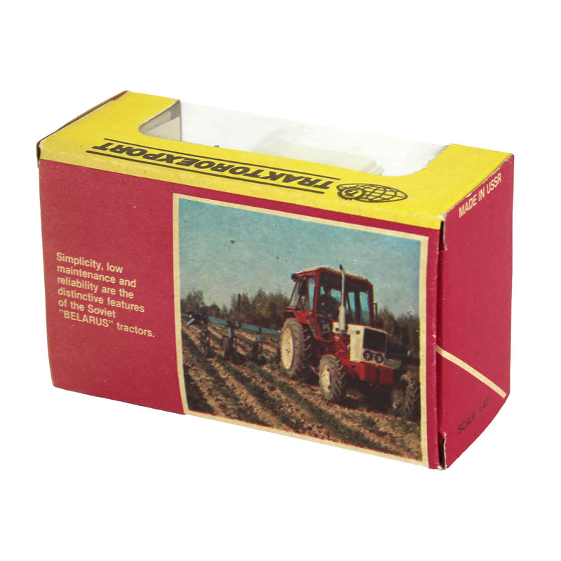 1/43 Belarus MT3-82 Tractor with Cab, Lights, and Blank Rims