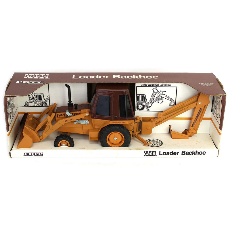 1/16 Case 580 Super K Diecast Backhoe Loader by ERTL