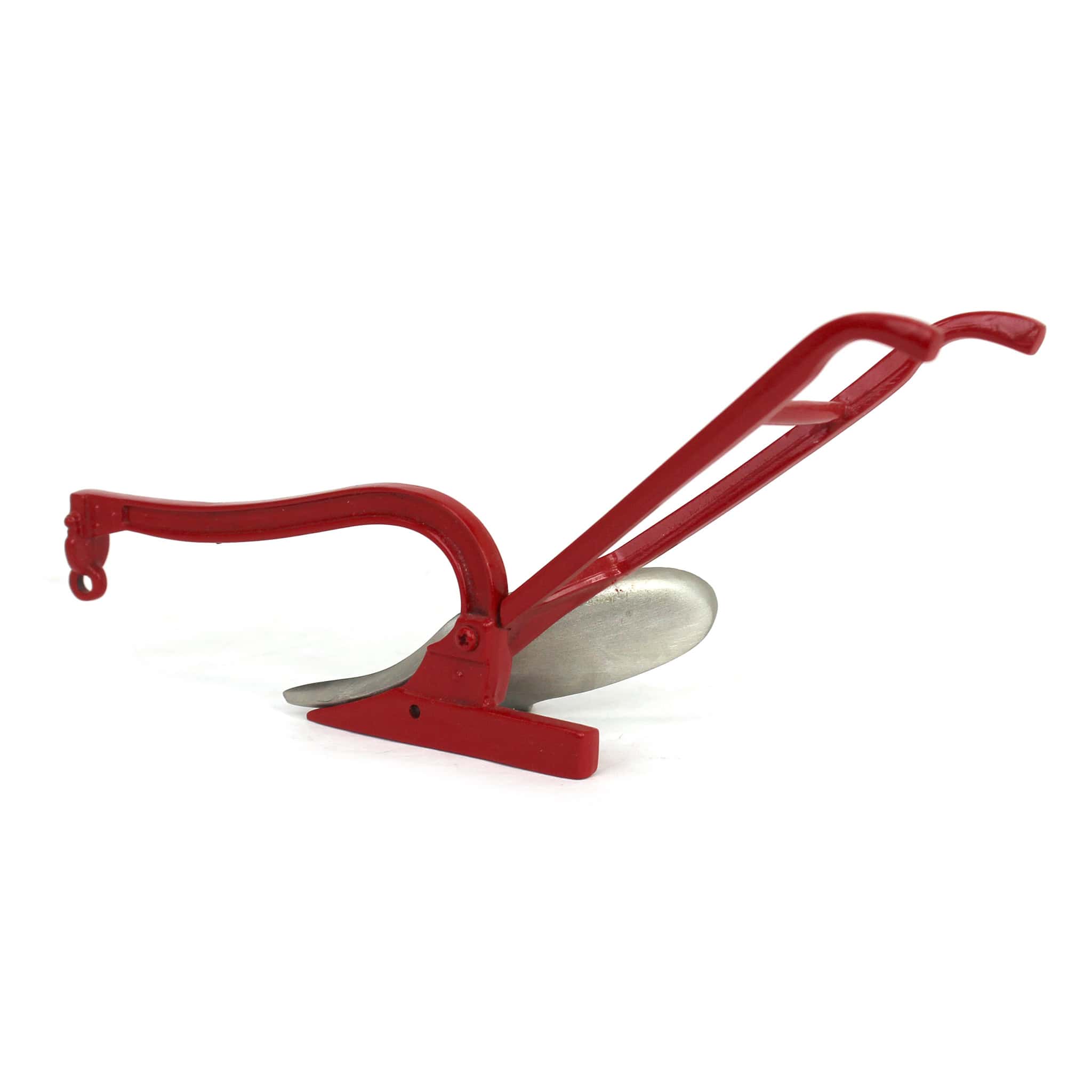Historic One Bottom Red Frame Walking Plow, Farm Toy Museum