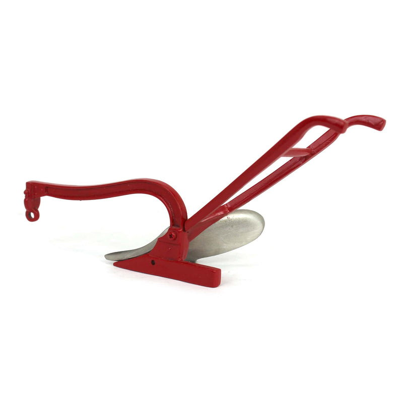 Historic One Bottom Red Frame Walking Plow, Farm Toy Museum