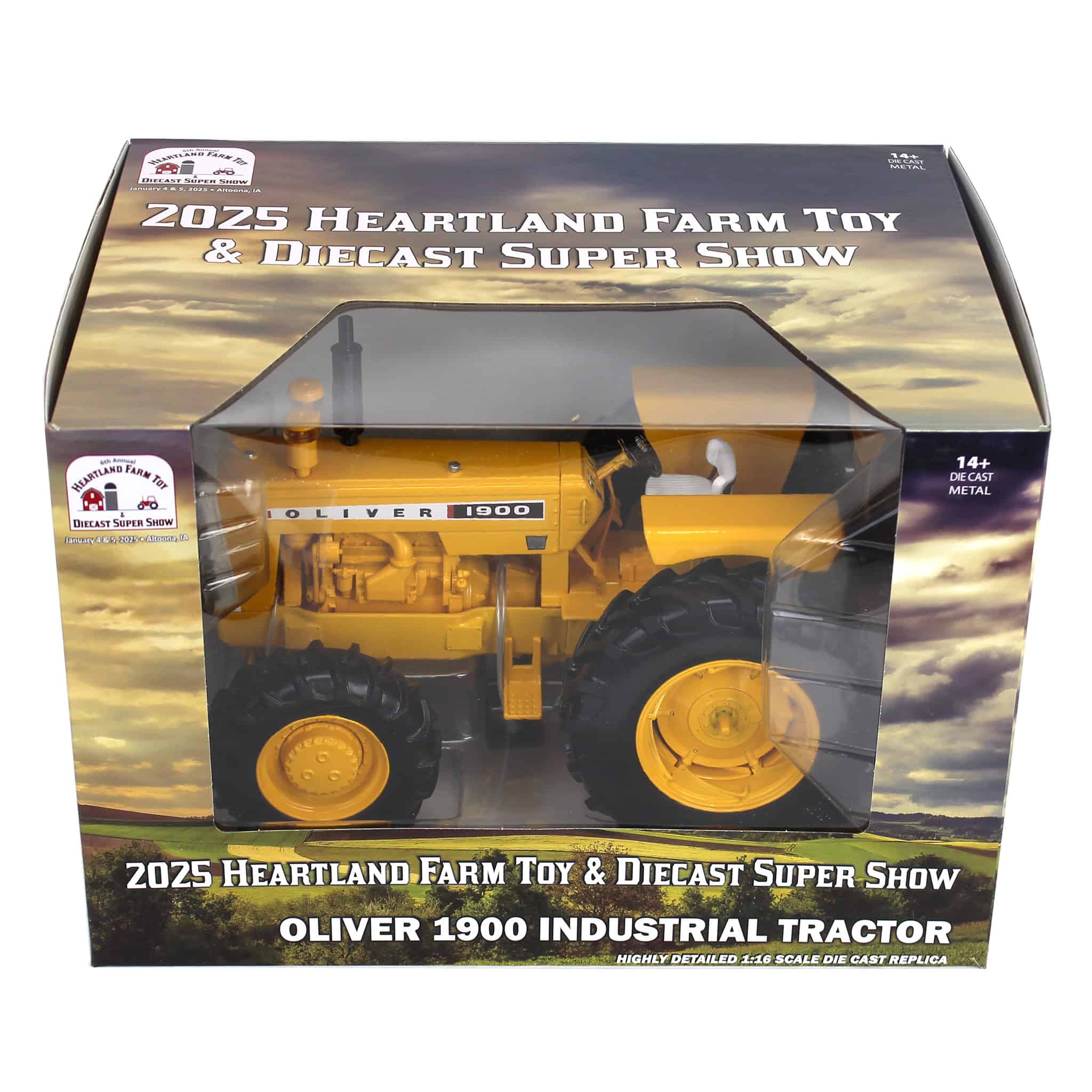 1/16 Oliver 1900 Industrial Yellow, 2025 Heartland Show — Outback Toys