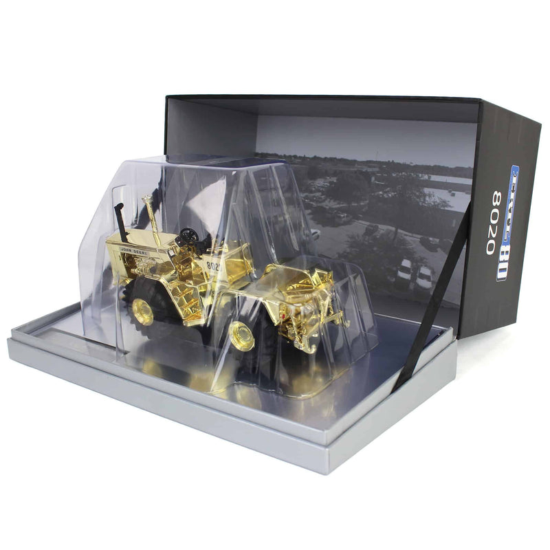 Gold Chrome Chase Unit ~ 1/32 John Deere 8020 Tractor, ERTL 80th Anniversary