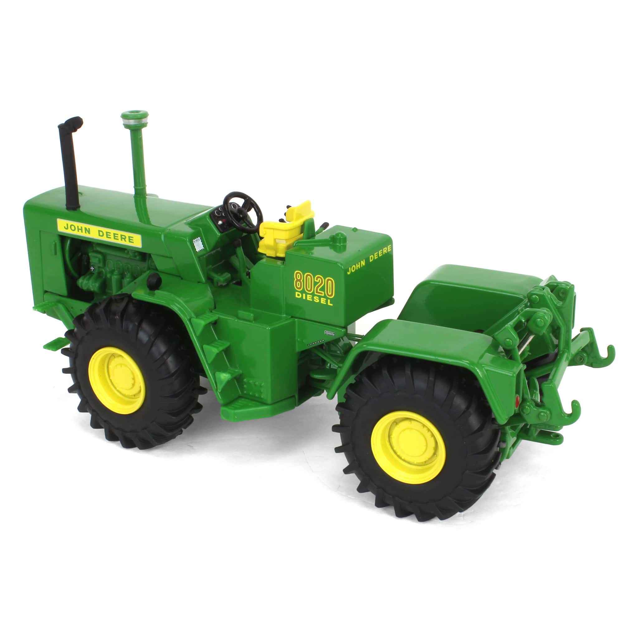 B&D) 1/32 John Deere 8020 Tractor, ERTL 80th Anniversary - Damaged