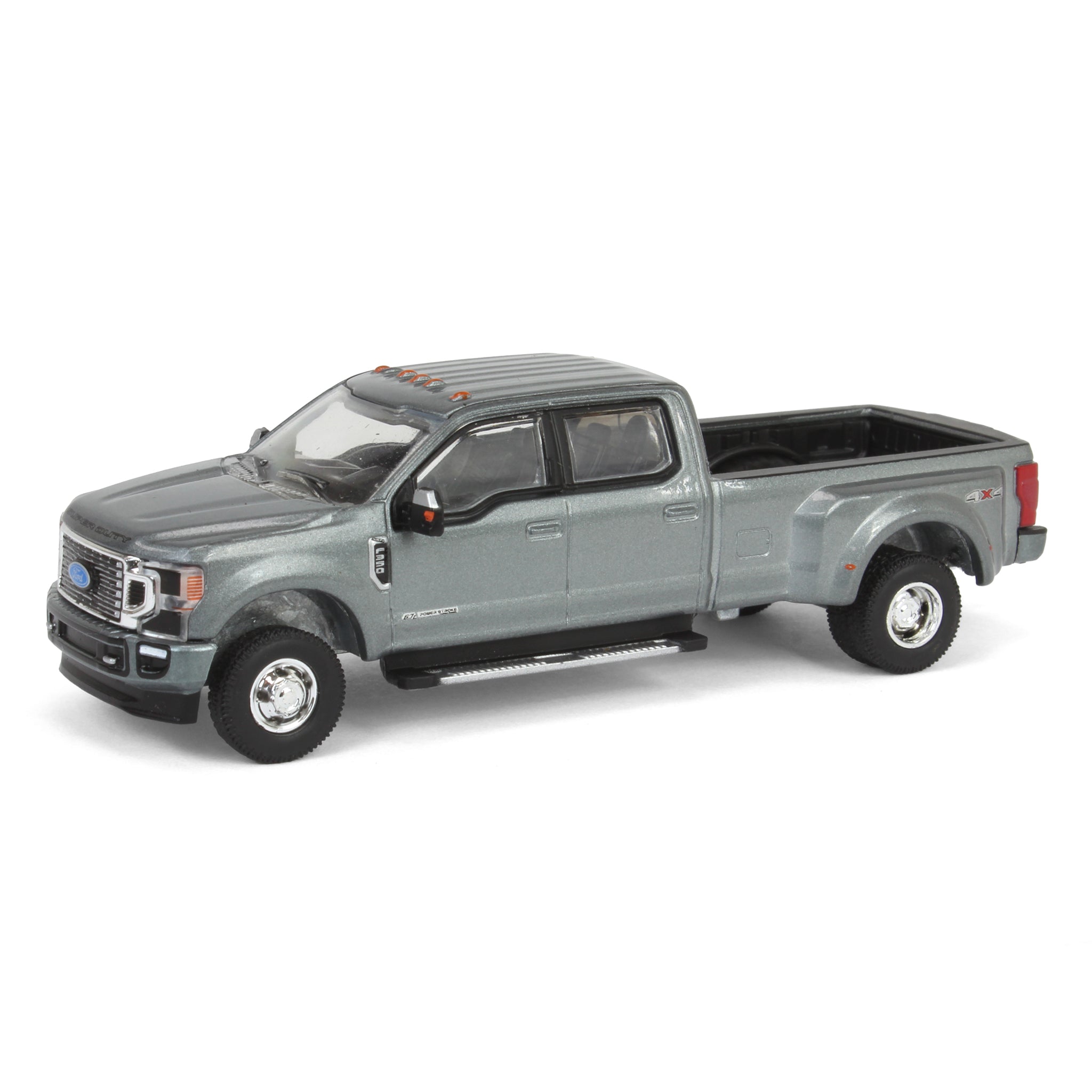 1/64 2022 Ford F-350 Platinum, Metallic Gray, Surplus Goodies