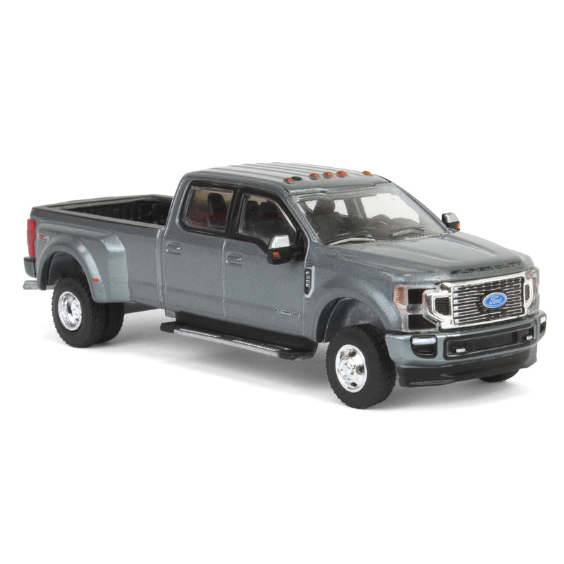 1/64 2022 Ford F-350 Platinum, Metallic Gray, Surplus Goodies Exclusive