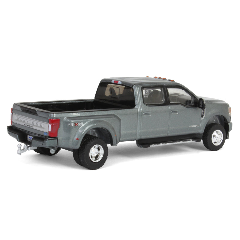 1/64 2022 Ford F-350 Platinum, Metallic Gray, Surplus Goodies Exclusive