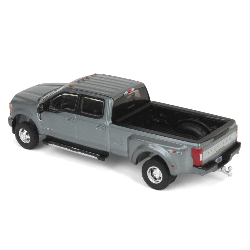 1/64 2022 Ford F-350 Platinum, Metallic Gray, Surplus Goodies Exclusive