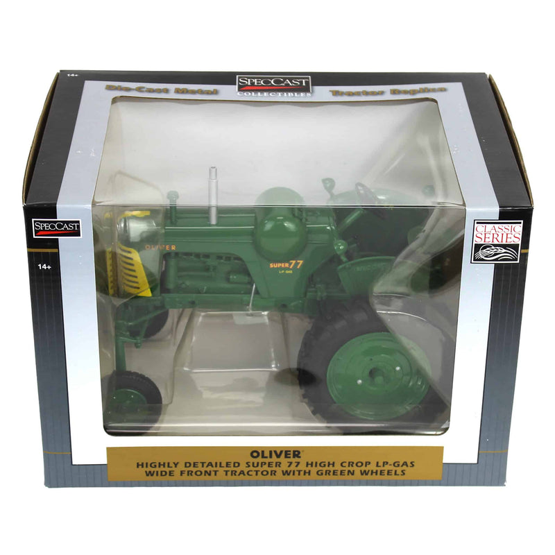 1/16 High Detail Oliver Super 77 High Crop LP-Gas w/ Green Wheels