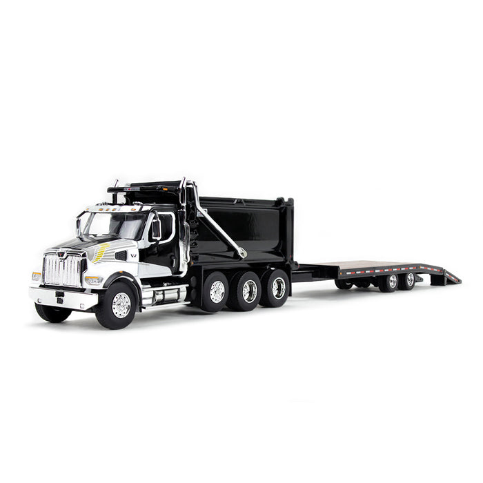 1/64 Black Western Star 49X with Ox Bodies Dump Beaver Tail