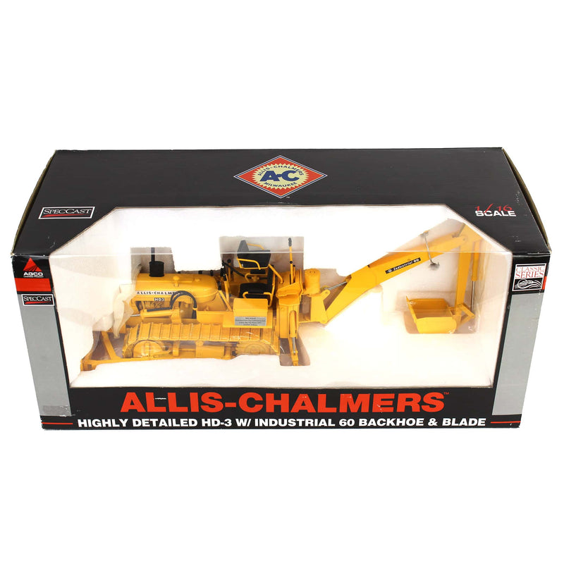 1/16 Allis-Chalmers HD-3 with Industrial 60 Backhoe & Blade
