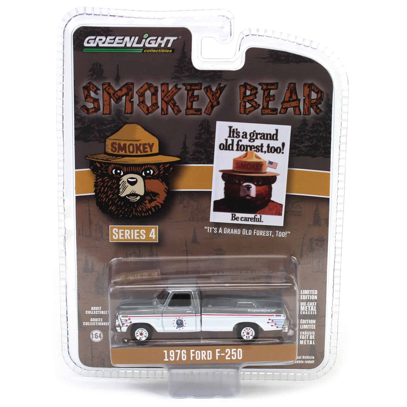 Raw Chase Unit ~ 1/64 1976 Ford F-250, Smokey Bear Series 4