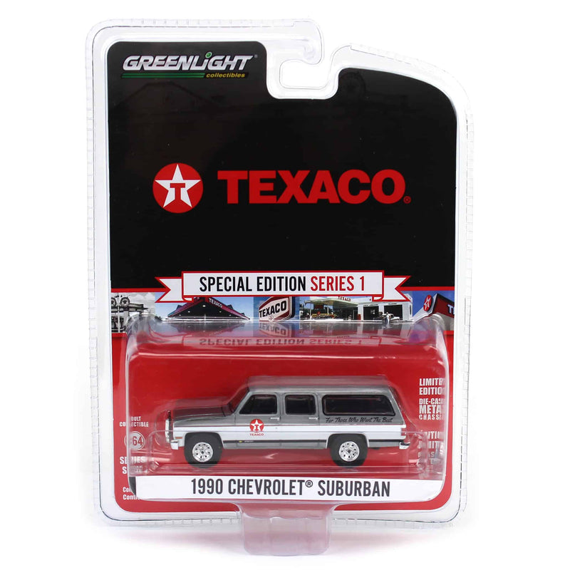 Raw Chase Unit ~ 1/64 1990 Chevrolet Suburban, Texaco Special Edition Series 1