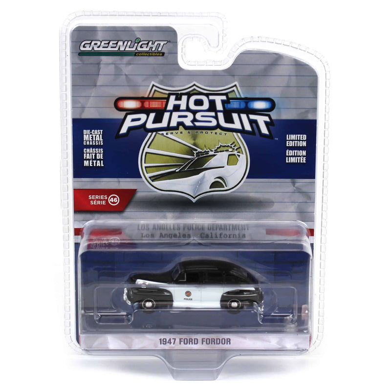 1/64 1947 Ford Fordor, Los Angeles Police Department (LAPD), Hot Pursuit Series 46
