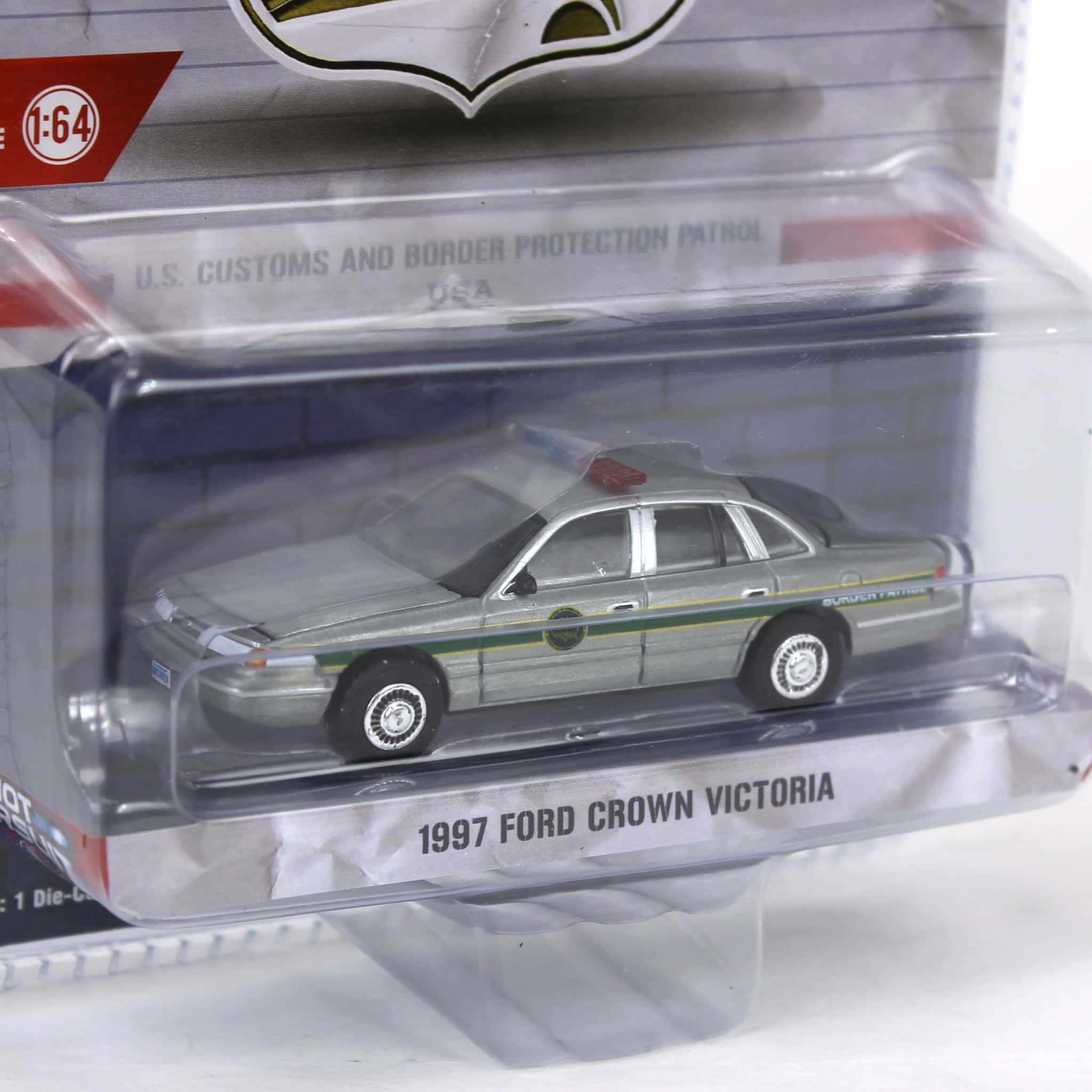 Raw Chase Unit ~ 1/64 1997 Ford Crown Victoria, US Customs