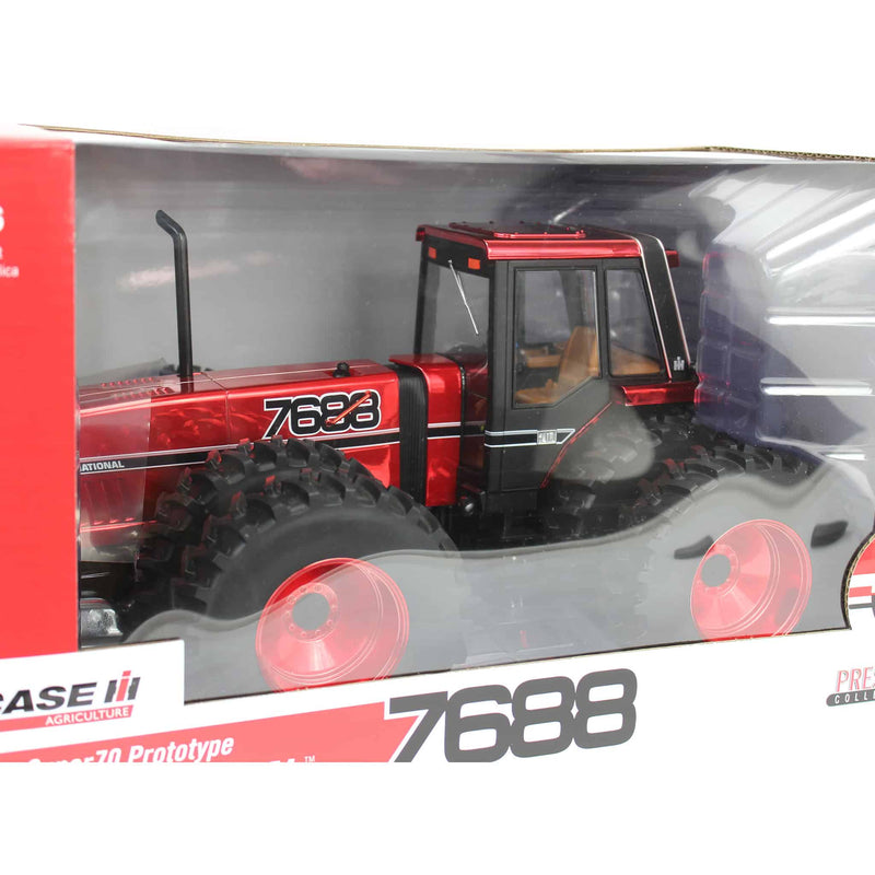 Red Chrome ~ 1/16 International Harvester 7688 Super 70 Series 2+2 Tractor, 3rd in Outback Toys Exclusive Power Series, ERTL Prestige