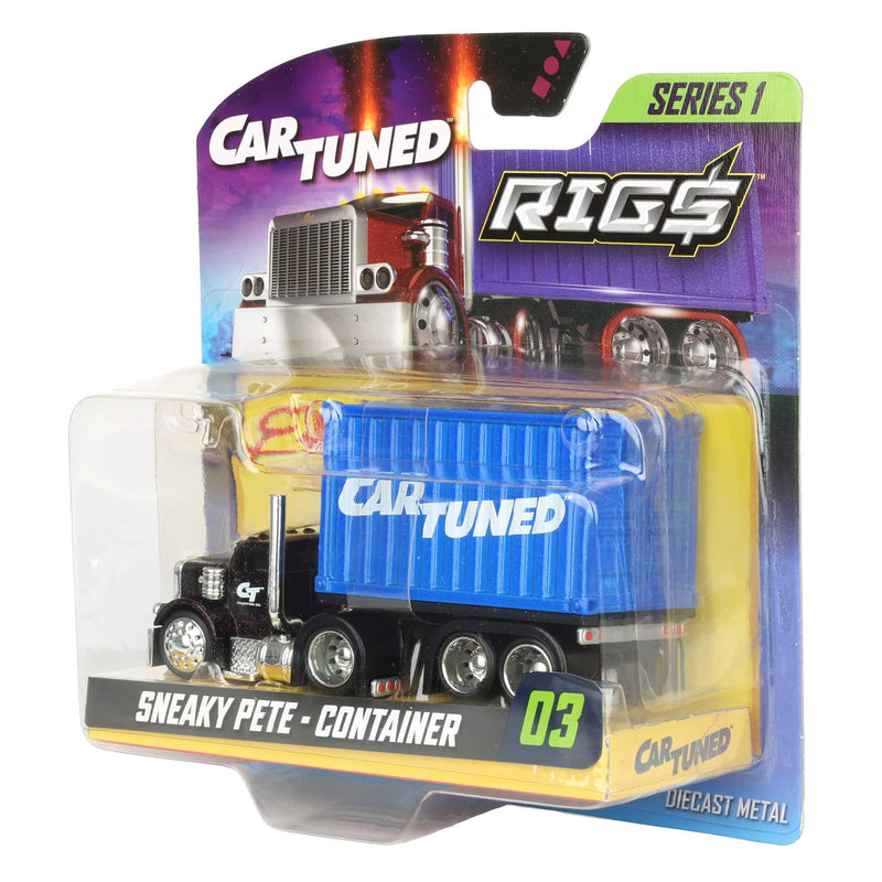 Black & Red Sneaky Pete with Blue Stackable Container CarTuned RIGS Series 1