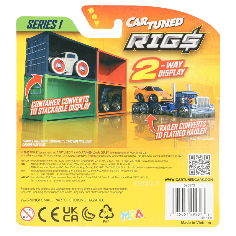 Black Sneaky Pete with Yellow Stackable Container CarTuned RIGS Series 1