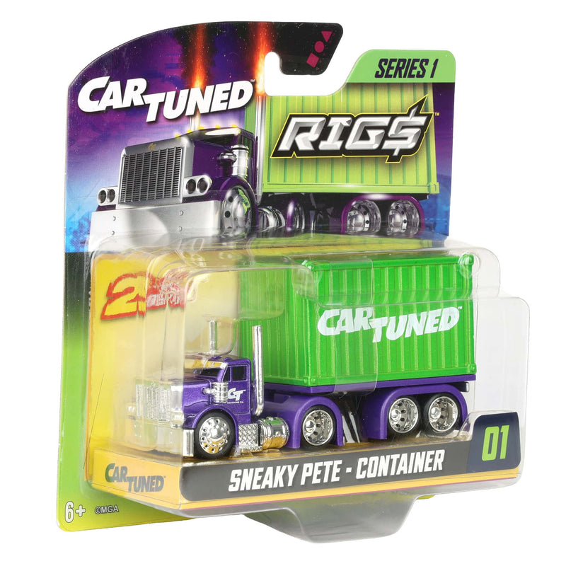 Purple Sneaky Pete with Green Stackable Container CarTuned RIGS Series 1