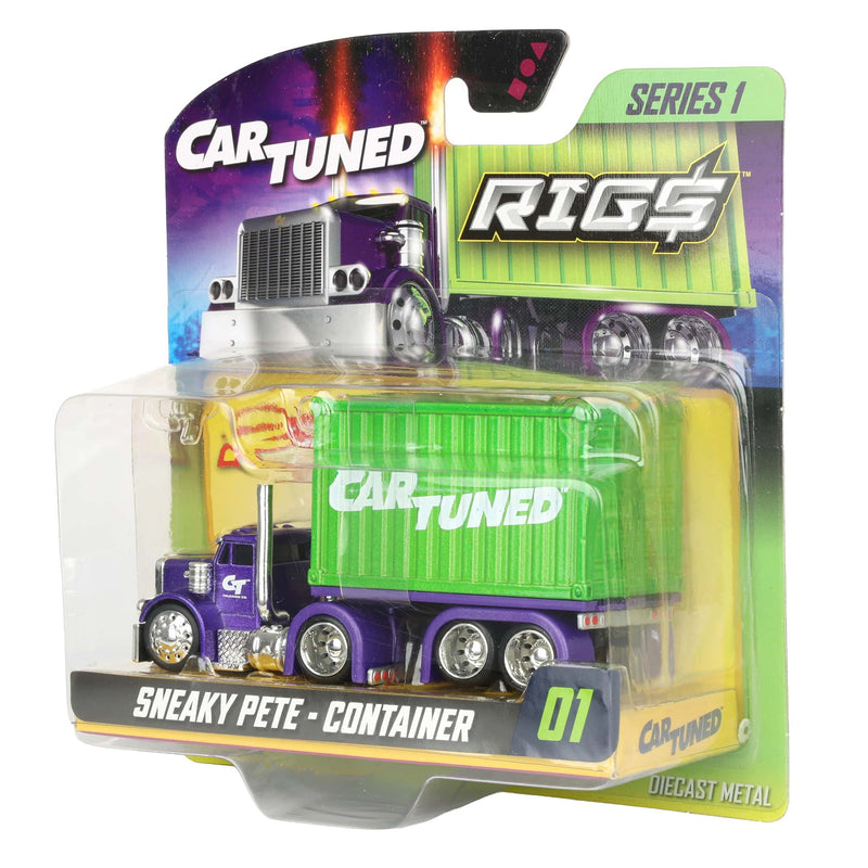Purple Sneaky Pete with Green Stackable Container CarTuned RIGS Series 1