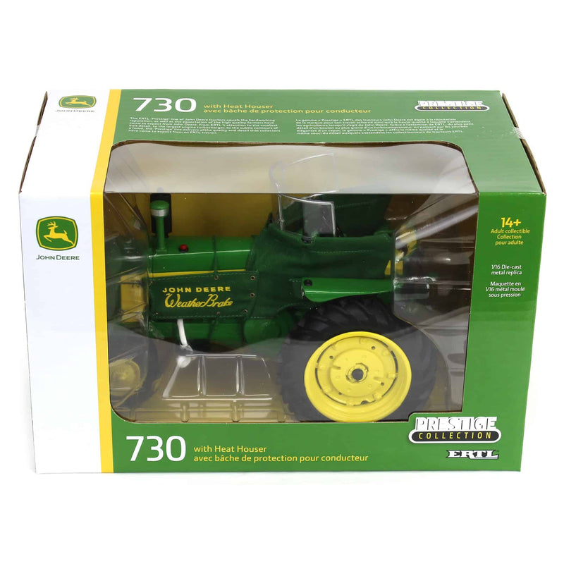 1/16 John Deere 730 Tractor with Heat Houser, ERTL Prestige Collection