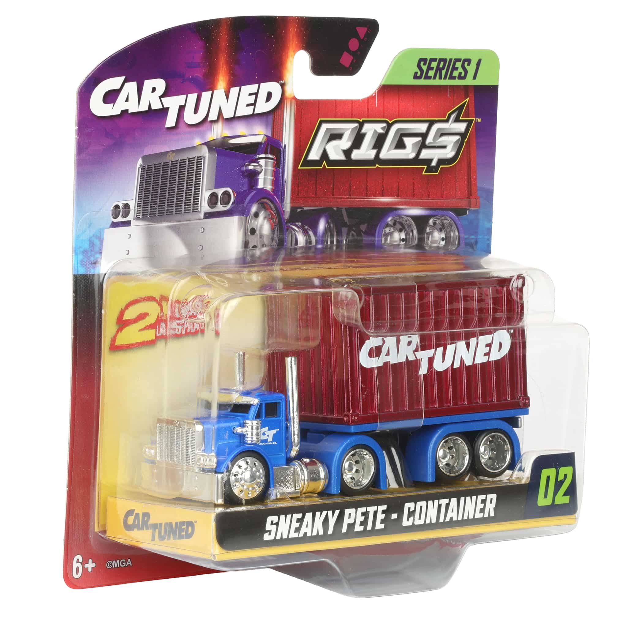 Blue Sneaky Pete with Red Stackable Container CarTuned RIGS Series