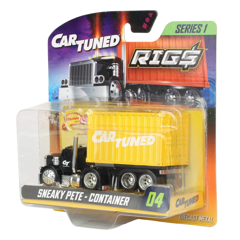 Black Sneaky Pete with Yellow Stackable Container CarTuned RIGS Series 1