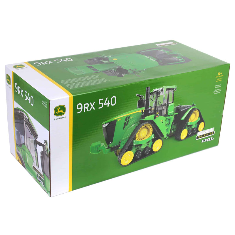 (B&D) 1/16 John Deere 9RX 540 Tracked Tractor, ERTL Prestige Collection - Damaged Box