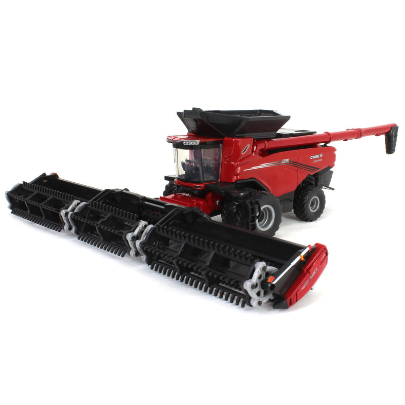 (B&D) 1/64 Case IH Axial-Flow AF11 Combine with Duals, Draper Head & Corn Head by ERTL - Damaged Box