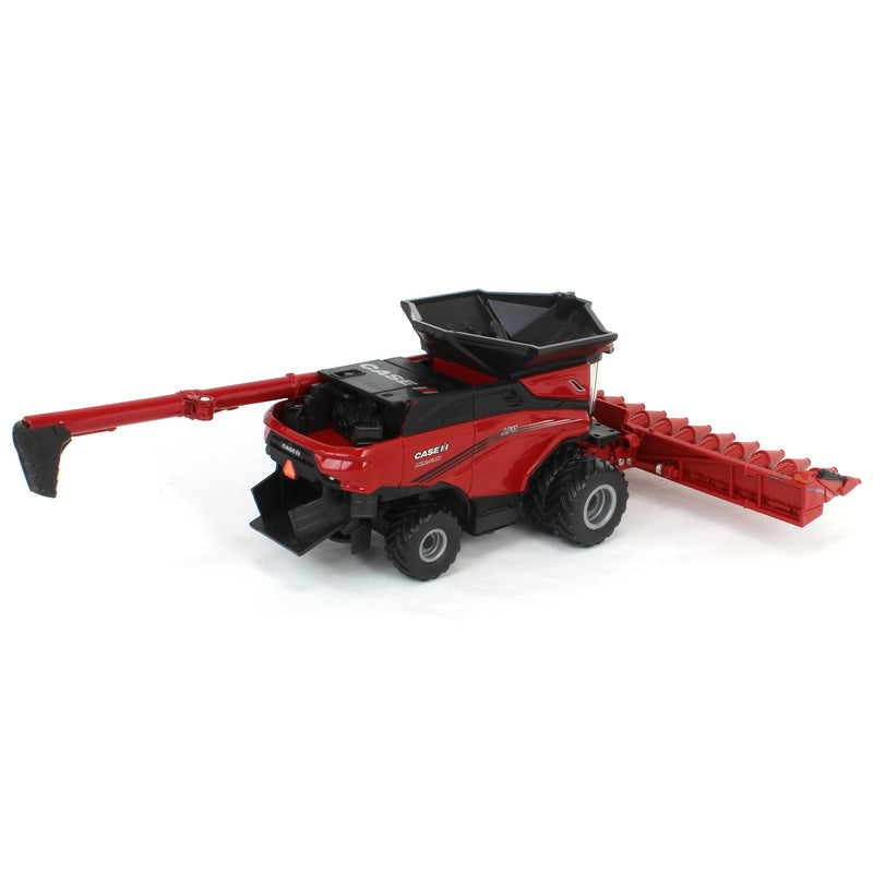 (B&D) 1/64 Case IH Axial-Flow AF11 Combine with Duals, Draper Head & Corn Head by ERTL - Damaged Box