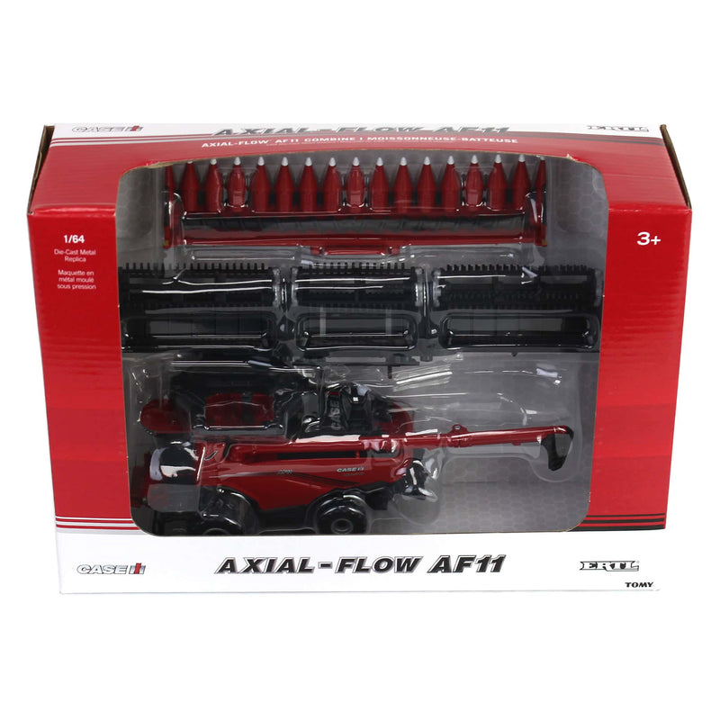 1/64 Case IH Axial-Flow AF11 Combine with Duals, Draper Head & Corn Head by ERTL