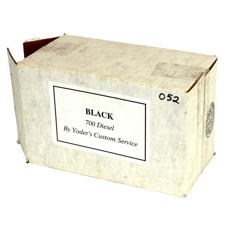 1/16 Black Case 700 Diesel Plastic Toy Tractor by Yoder