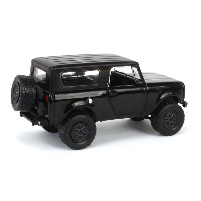 1/64 1969 Harvester Scout Lifted Truck, GreenLight Collectibles Black Bandit Series 29