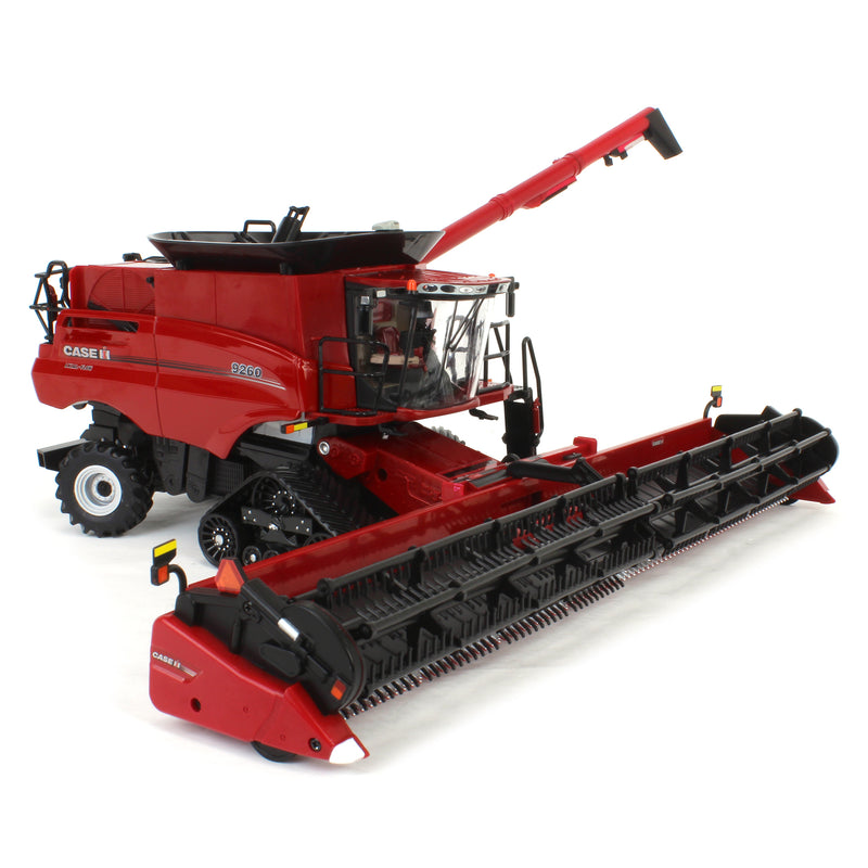 1/32 Case IH Axial-Flow 9260 Tracked Combine with Corn & Grain Heads, ERTL Prestige Collection
