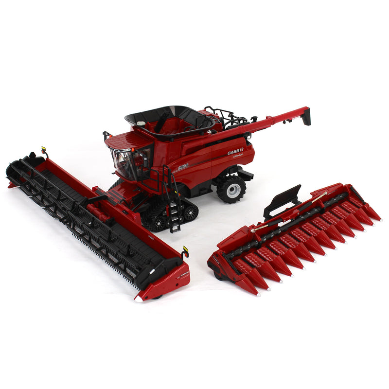 1/32 Case IH Axial-Flow 9260 Tracked Combine with Corn & Grain Heads, ERTL Prestige Collection