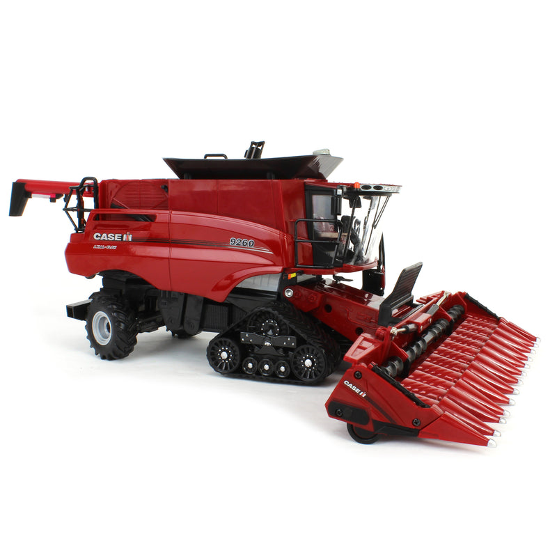 1/32 Case IH Axial-Flow 9260 Tracked Combine with Corn & Grain Heads, ERTL Prestige Collection