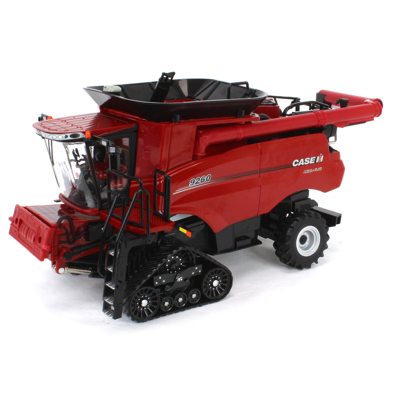 1/32 Case IH Axial-Flow 9260 Tracked Combine with Corn & Grain Heads, ERTL Prestige Collection