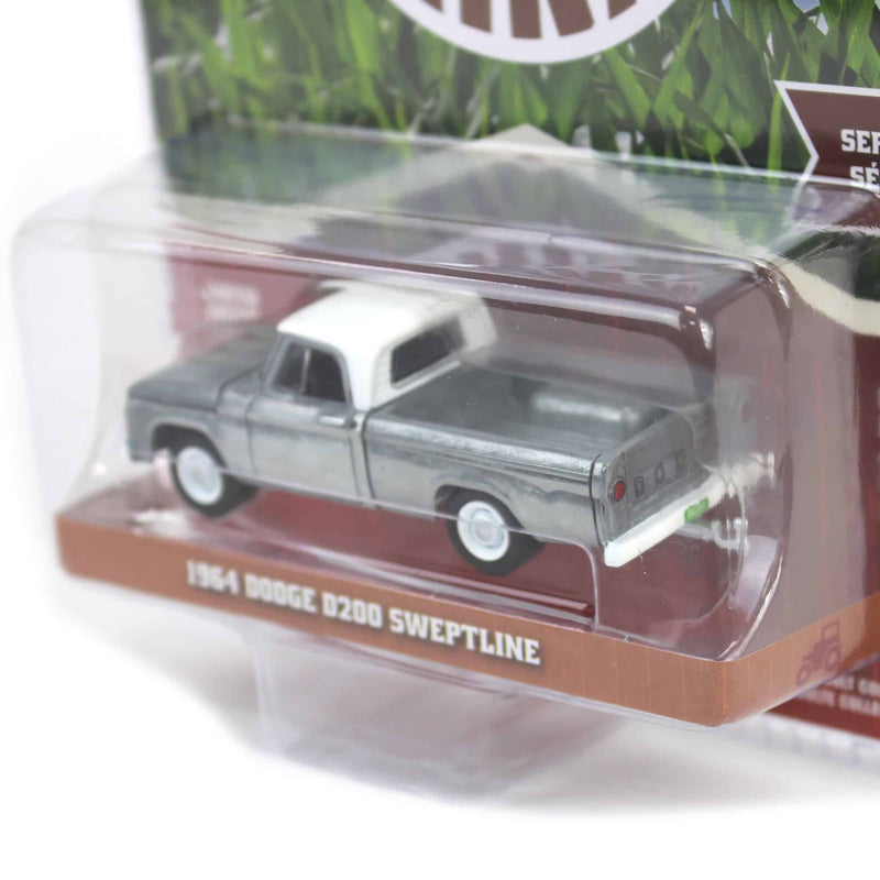 Raw Chase Unit ~ 1/64 1964 Dodge D-200 Sweptline, Turf Green & White, Down on the Farm Series 10