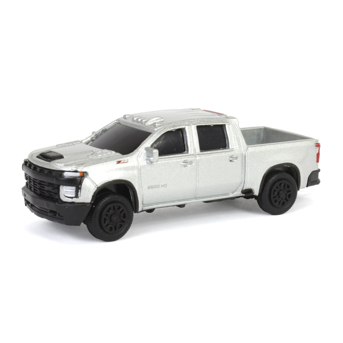 1/64 Silver Chevy Silverado 2500HD Z71 Pickup Truck, ERTL Collect
