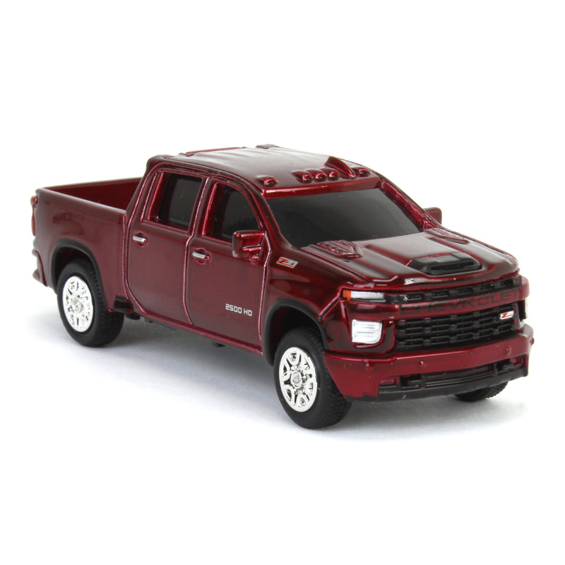 1/64 Red Chevy Silverado 2500HD Z71 Pickup Truck, ERTL Collect N Play