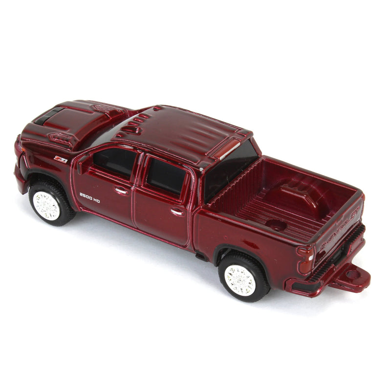 1/64 Red Chevy Silverado 2500HD Z71 Pickup Truck, ERTL Collect N Play