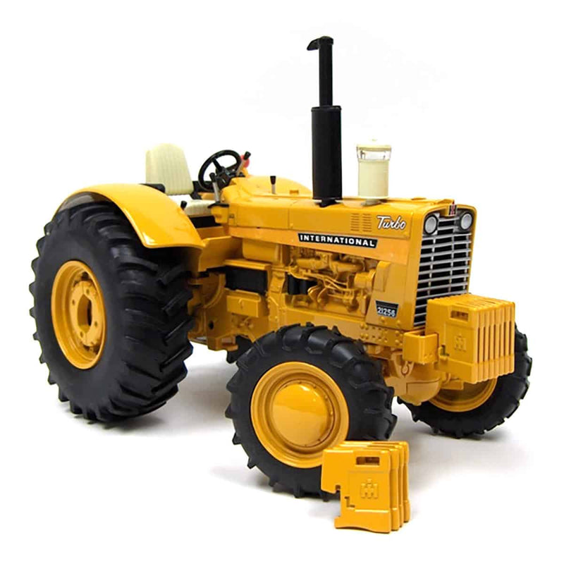 1/16 International Harvester 21256 Industrial Yellow Tractor with FWA by ERTL