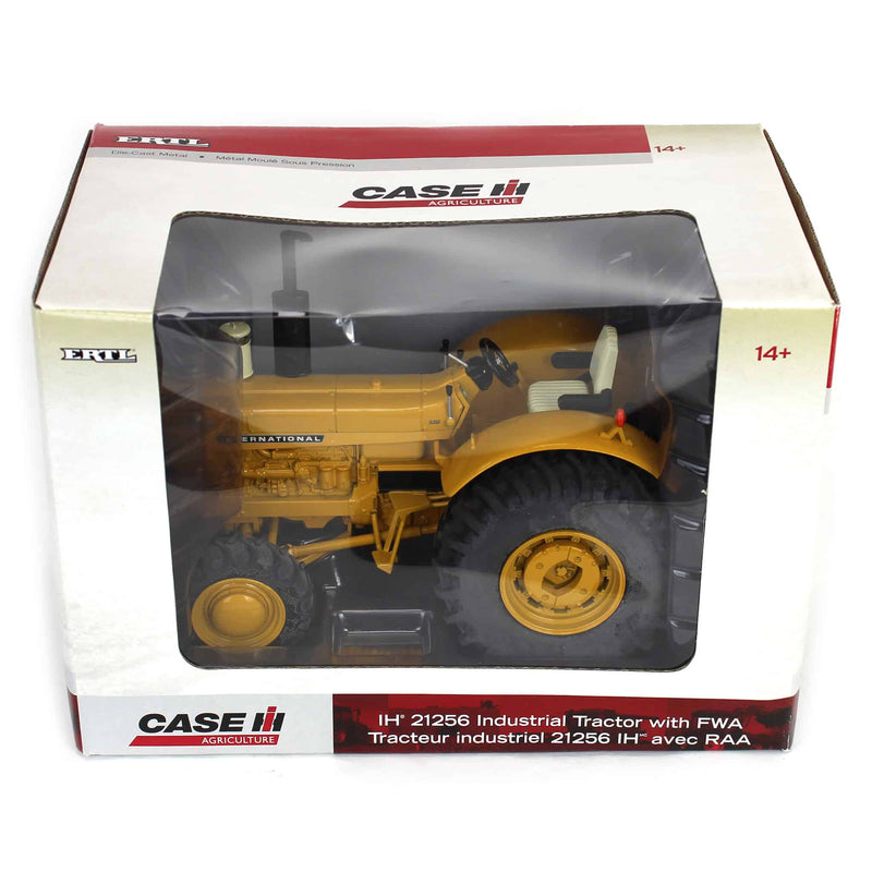 1/16 International Harvester 21256 Industrial Yellow Tractor with FWA by ERTL