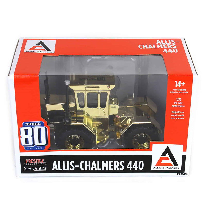 Gold Chrome Chase Unit ~ 1/32 Allis Chalmers 440 4WD, ERTL 80th Anniversary, Prestige Collection