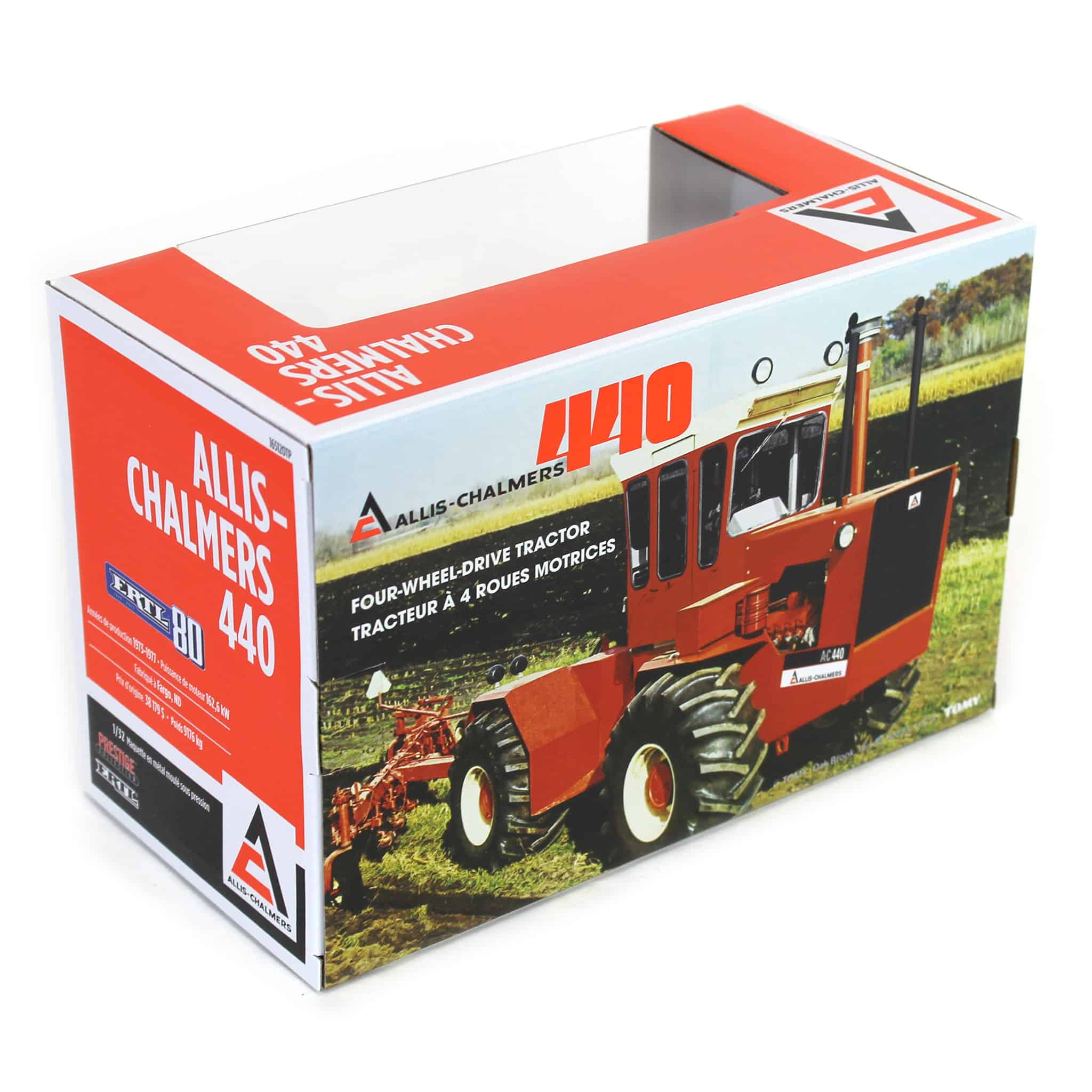 Gold Chrome Chase Unit ~ 1/32 Allis Chalmers 440 4WD Tractor, ERTL