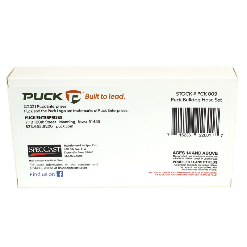 1/64 Puck BullDog Hose Set with 12 Hoses & Couplers by SpecCast