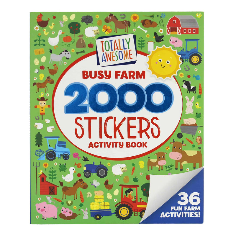 2000 Stickers Busy Farm Activity Book