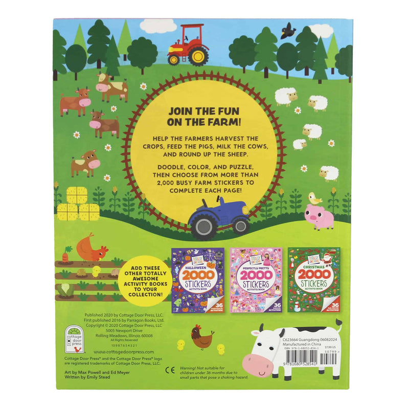 2000 Stickers Busy Farm Activity Book
