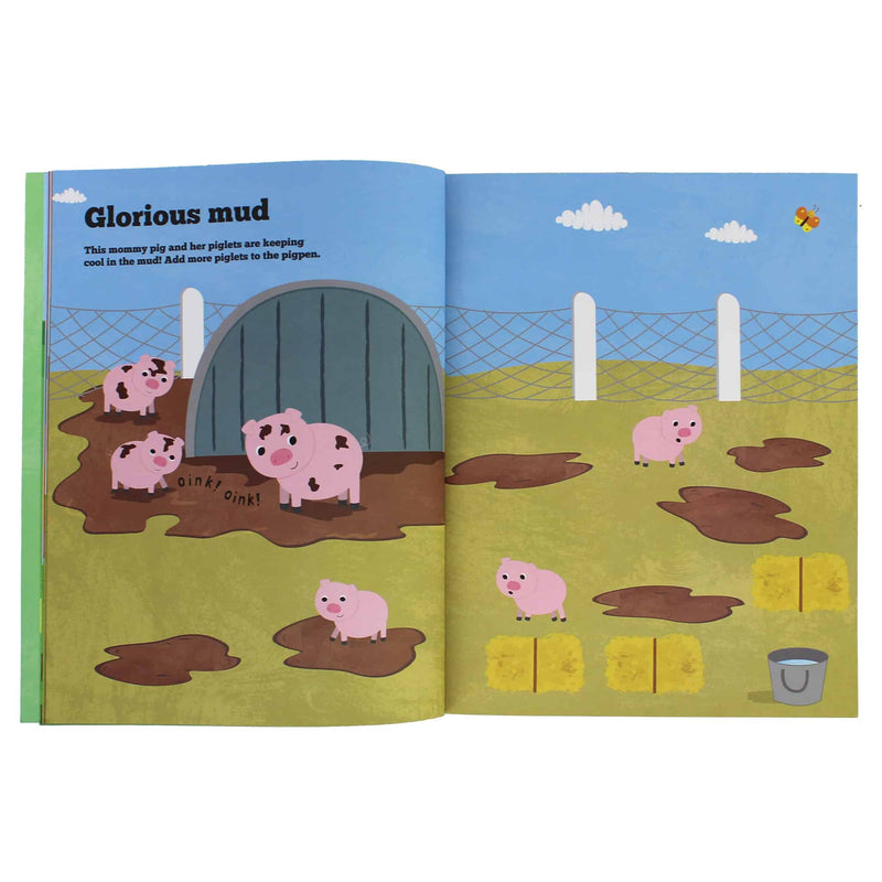2000 Stickers Busy Farm Activity Book