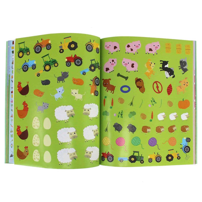 2000 Stickers Busy Farm Activity Book